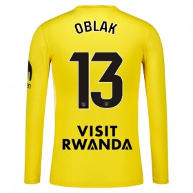Günstige Fußballtrikots Atlético Madrid Oblak 13 Torwart 2025-26 Gelbe Langarm